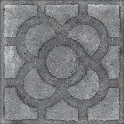 Керамическая плитка Vives Acorn Grafito, цвет серый, поверхность матовая, квадрат, 200x200